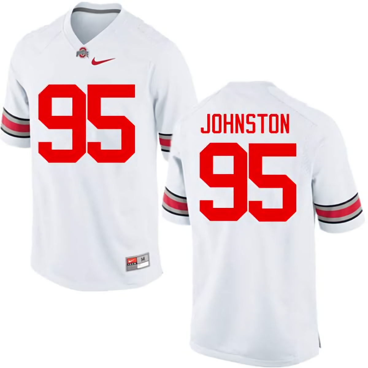 Cameron Johnston Ohio State Buckeyes Men's NCAA #95 Nike White College Stitched Football Jersey CGS6656XA